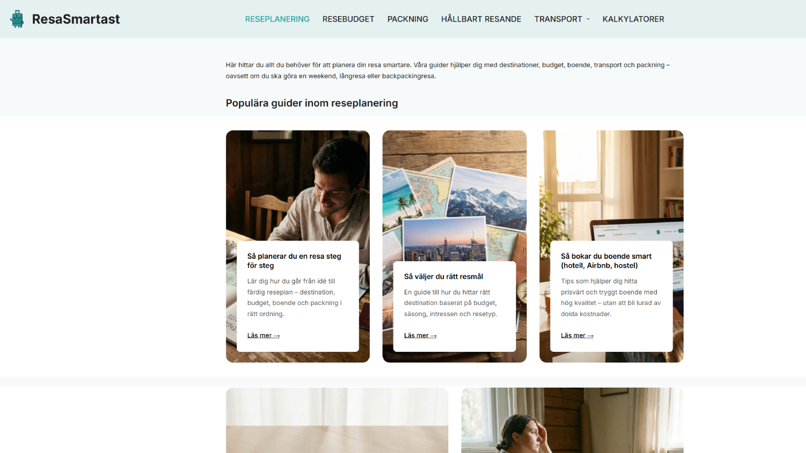 ResaSmartast.se preview